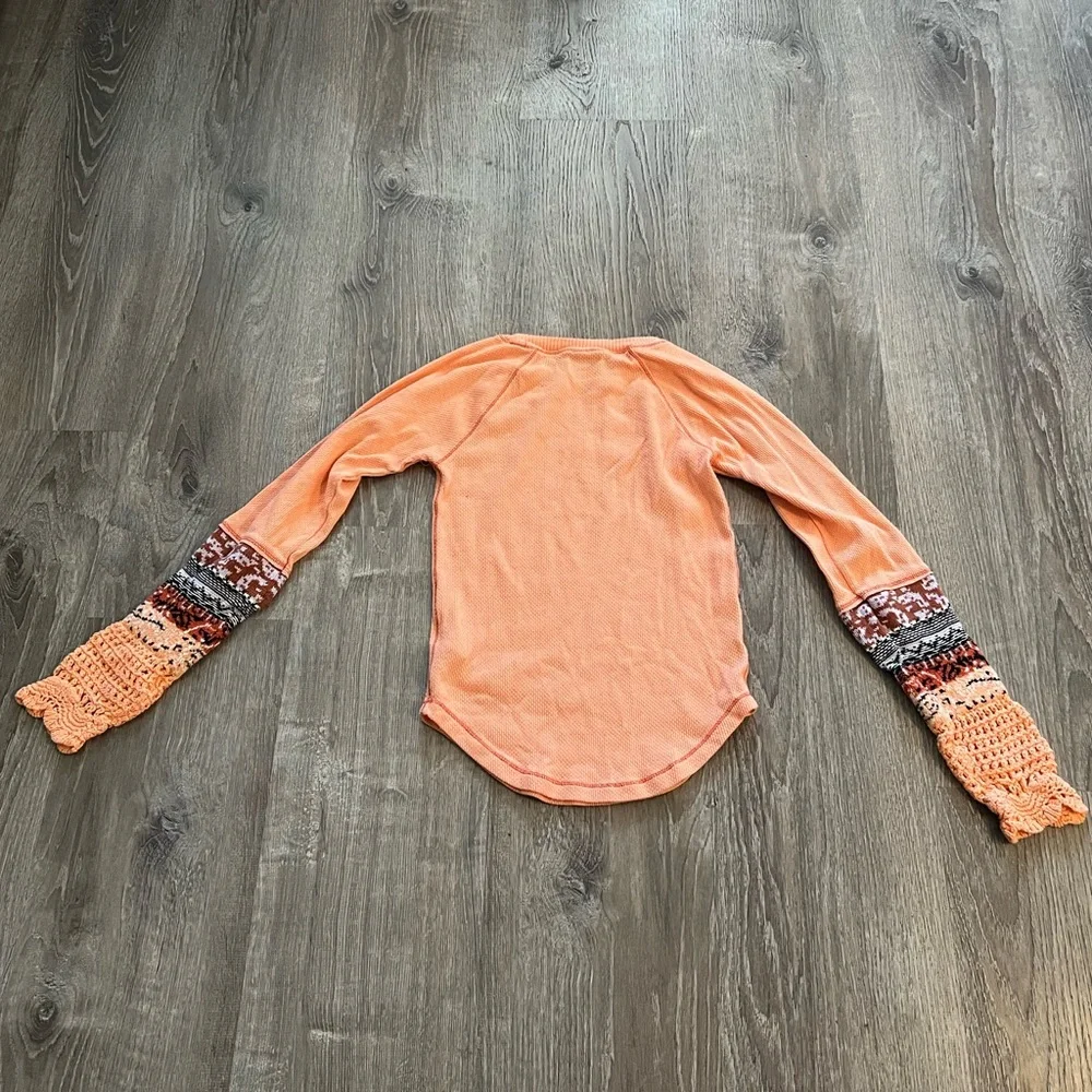 Free People crochet knit